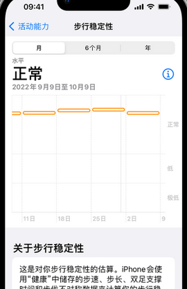 巴音郭楞iPhone手机维修如何在iPhone开启'步行稳定性通知'