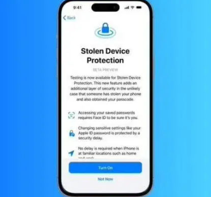 巴音郭楞苹果授权维修店分享被盗设备保护功能开启方法