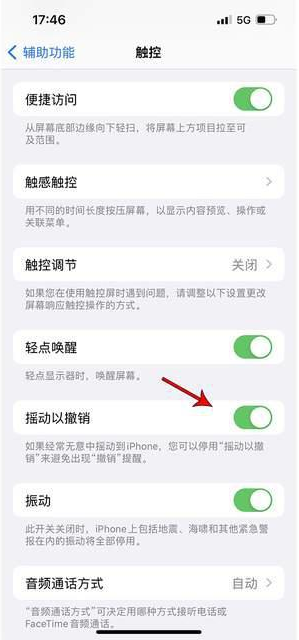 巴音郭楞苹果手机维修分享iPhone手机如何设置摇一摇删除文字 